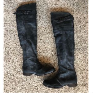 Steve Madden ‘Rydem’ boots in Black Leather